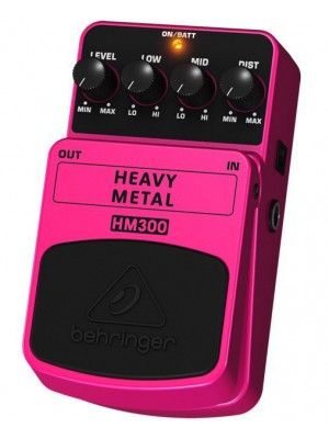 HM300 HEAVY METAL DISTORTION  EFECTO [PEDAL] PARA GUITARRA   BEHRINGER