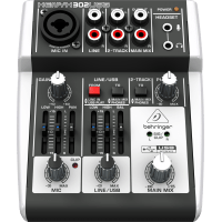 302USB    XENYX CONSOLA DE 5-ENTRADAS (1-XLR)   BEHRINGER